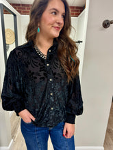 Load image into Gallery viewer, Raven Velvet Top