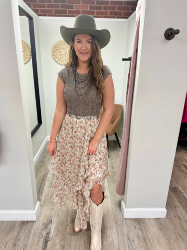 Candace Floral Skirt