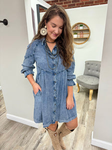 Maura Denim Dress