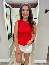 Load image into Gallery viewer, Loretta Red Top