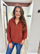 Load image into Gallery viewer, Brittney Half Zip Up