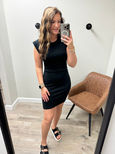 Lilah Black Dress