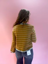Load image into Gallery viewer, Harper Striped Denim Trim Top