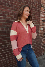 Load image into Gallery viewer, Jersey Striped Pullover