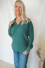 Load image into Gallery viewer, Kinli Thermal Washed Oversized Top