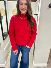Load image into Gallery viewer, Miley Red Sweater