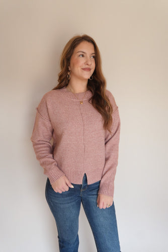 Alex Front Bottom Slit Sweater