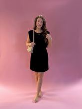 Load image into Gallery viewer, Kaylin Black Velvet Dress