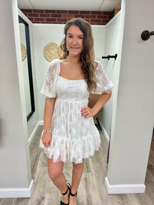 Ava Bow Pearl Dress