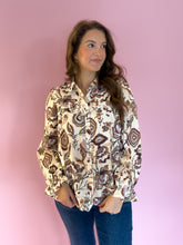 Load image into Gallery viewer, Stella Ecru Floral Top