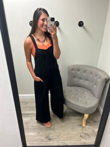 Mia Black Overalls