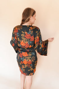 Emerson Black Floral Dress