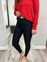 Load image into Gallery viewer, Whitney Black Foil Leggings