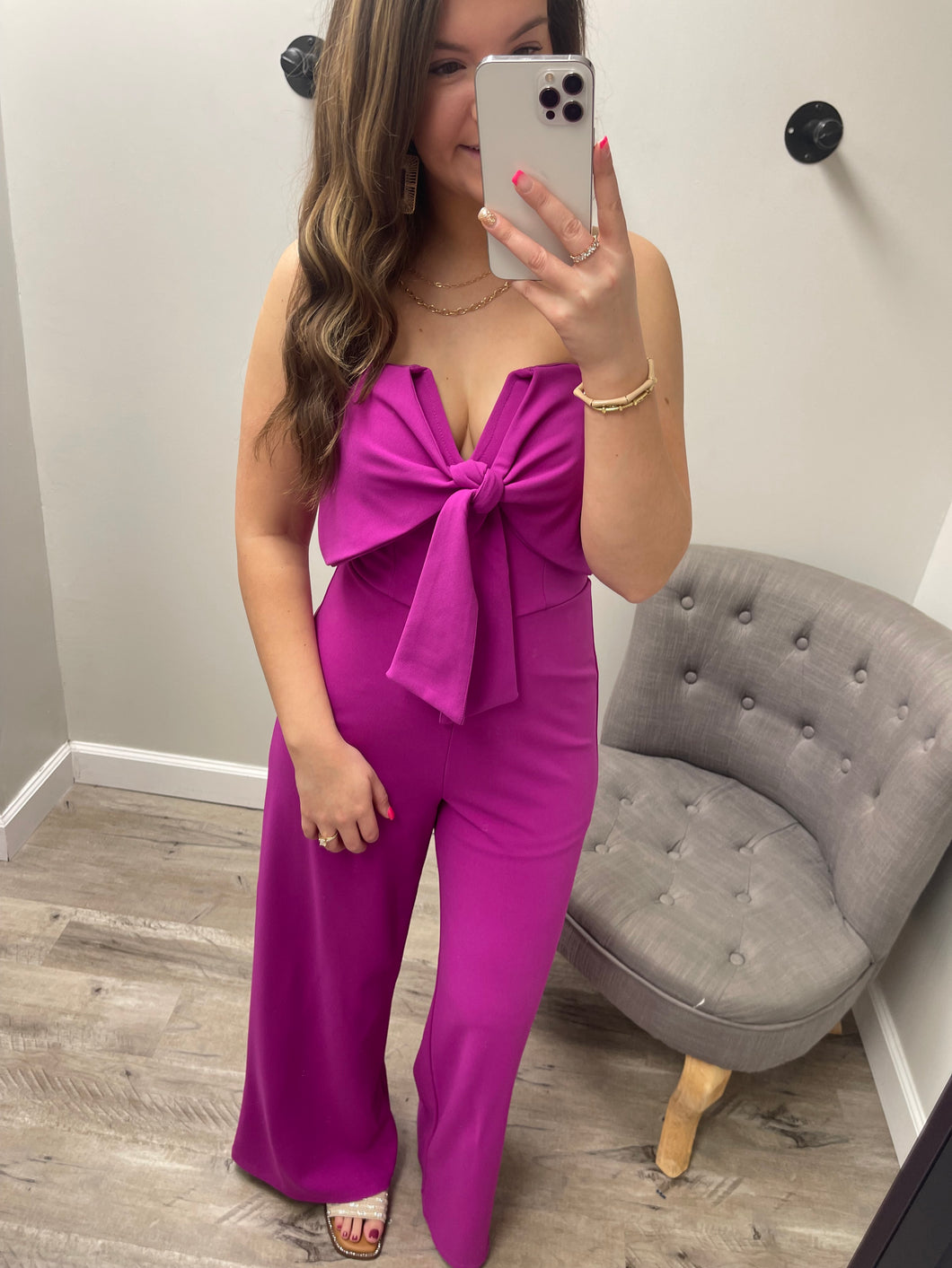 Cassidy Magenta Jumpsuit