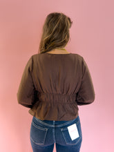 Load image into Gallery viewer, Peyton Lace Trim Ruffle Top
