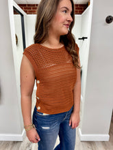 Load image into Gallery viewer, Ollie Rust Sweater Top