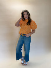 Load image into Gallery viewer, Gracelyn Orange Polka Dot Top