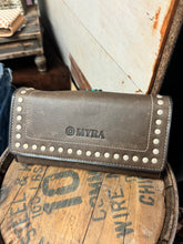 Load image into Gallery viewer, Teal Tooled Wallet