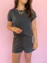 Load image into Gallery viewer, Millie Luxe Ribbed Tee Set