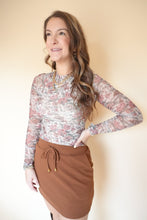 Load image into Gallery viewer, Nora Floral Mesh Long Sleeve