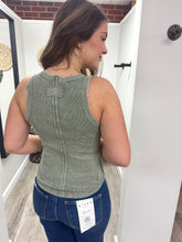 Load image into Gallery viewer, Aaliyah Ribbed Tank Top