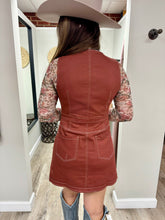 Load image into Gallery viewer, Mary Button Down Mini Dress