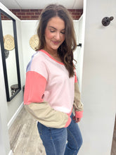 Load image into Gallery viewer, Gracie Color Block Top