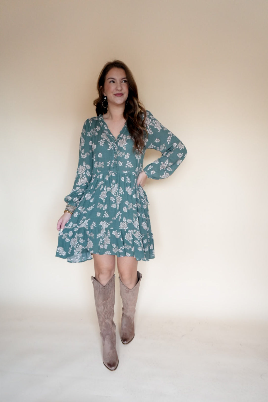 Jenna Floral Mini Dress