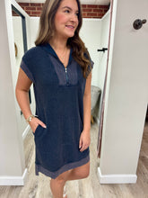 Load image into Gallery viewer, Lillian Navy Dress