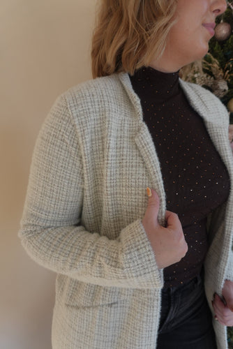 Anna Houndstooth Coatigan