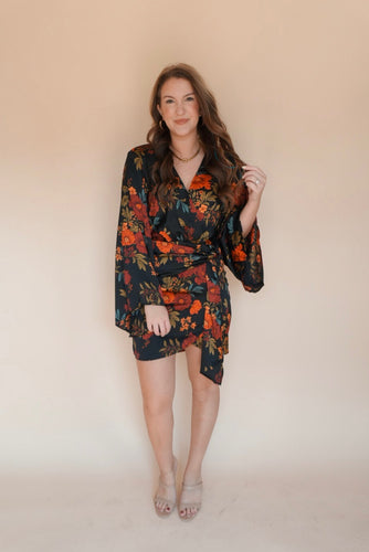 Emerson Black Floral Dress