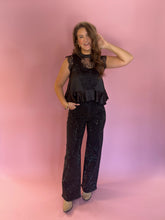 Load image into Gallery viewer, Sarah Satin Lace Trim Top