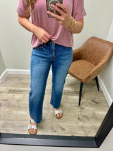 Load image into Gallery viewer, Tummy Control Mid Rise Crop Wide Leg