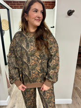 Load image into Gallery viewer, Marley Camo Crewneck