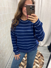 Load image into Gallery viewer, Madeline Textured Stripe Sweater