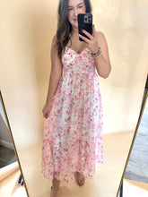 Load image into Gallery viewer, Emily Pink Floral Dress