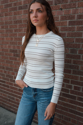Isabella Mocha Top
