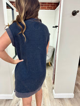 Load image into Gallery viewer, Lillian Navy Dress