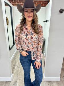 Bea Western Button Up