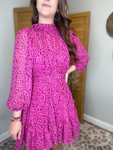 Briana Leopard Dress