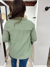 Load image into Gallery viewer, Kayla Gauze Long Sleeve Button Up