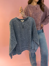 Load image into Gallery viewer, Leah Acid Wash Knit Top