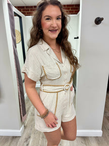 Julia Natural Romper