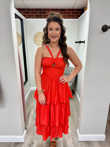 Hazel Halter Midi Dress