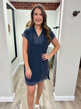 Load image into Gallery viewer, Lillian Navy Dress