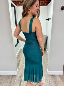 Lainey Teal Dress