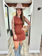 Load image into Gallery viewer, Mary Button Down Mini Dress