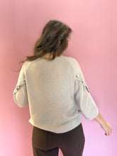 Load image into Gallery viewer, Mandy Latte Button Sweater