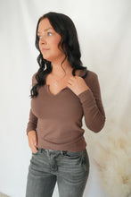 Load image into Gallery viewer, Rylan Notched Longsleeve