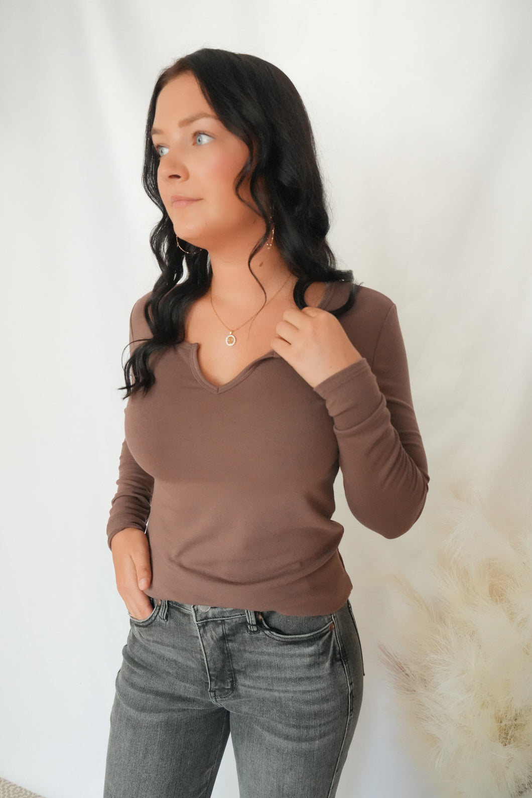 Rylan Notched Longsleeve